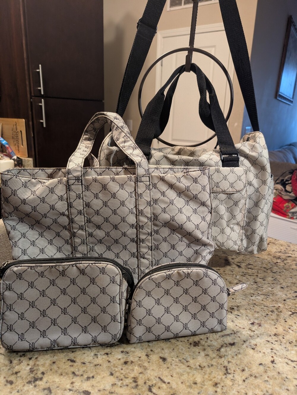 Ralph Lauren 4 Pc Travel Set Bags Tote
